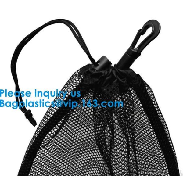 Premium Nylon Beach Laundry Mesh Drawstring Bag Nylon Mesh Gift Bag/Small Drawstring Mesh Bag Bagease Bagplastics