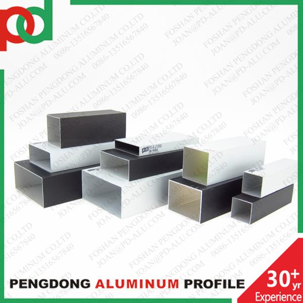 Wooden Grain Colour Aluminium U Channel For Handrail Pergola Balcony Fency Tubes Exported To South America