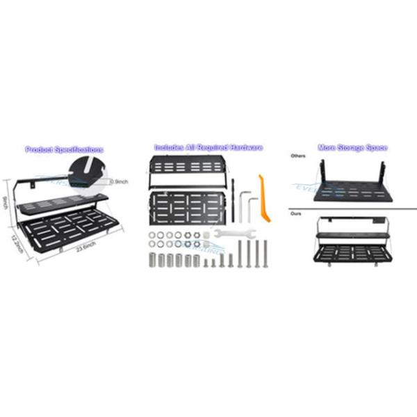 2 Layers Car Spares Parts Truck Tailgate Table For 2018 Jeep Wrangler JL 2007-2018 JK