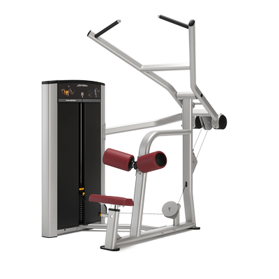 Strength Training Equipment Pin Load Selection Seated Lat Pulldown Machine