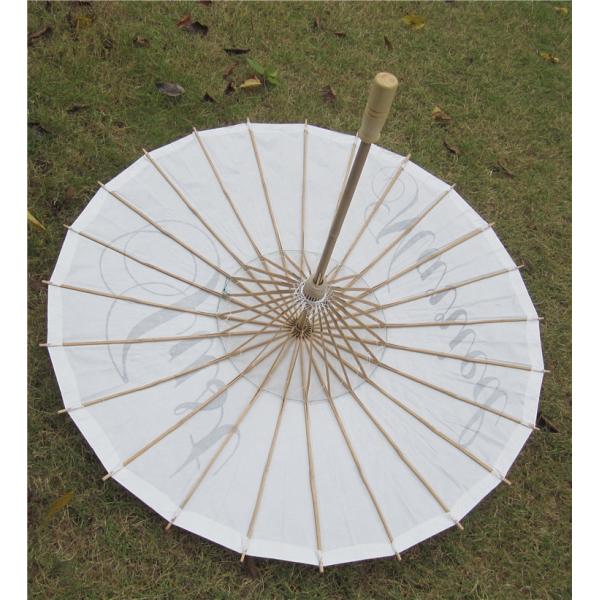 White Paper Wedding Parasol Umbrella Bridal Decorations 84cm Diameter