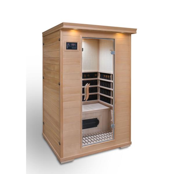 Single and double sauna sweat box beauty box far infrared tourmaline computer control panel steam bath home