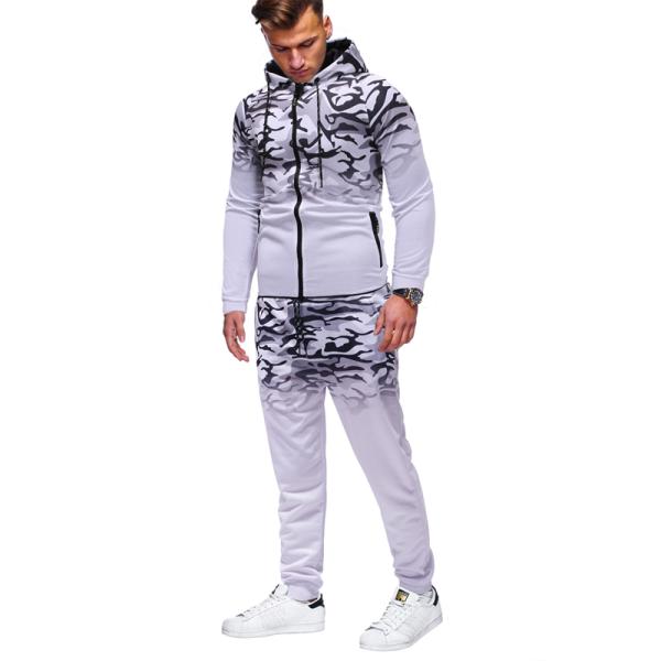 High Quality Custom polyester Fabric Sublimation Mens Slim Fit Hoodies Street Tracksuit
