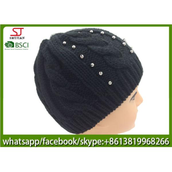 Chinese manufactuer beanie patch knitting hat cap patterns 69g 20*20cm 100%Acrylic keep warm
