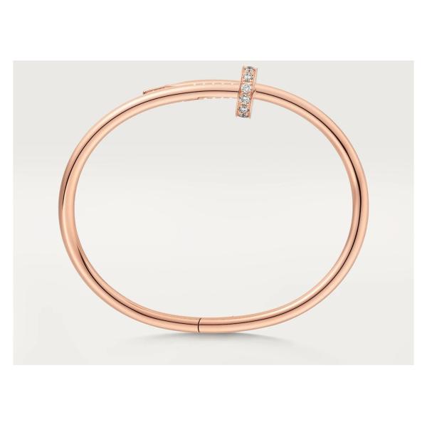 0.59ct 18K Solid Gold Jewellery Rose Gold Bangle 3.5mm wideth ODM