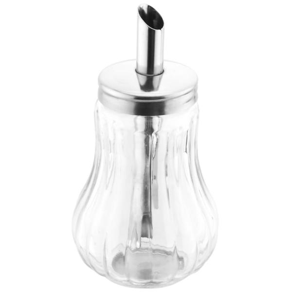 Salt and Pepper Shakers Soy Sauce and Oil Dispensers / High Transparent Glass Condiment Pots