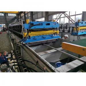 Cheap 30M / Mins Roofing Sheet Roll Forming Machine 0.8mm PPGI GI Galvalume Triple Layer wholesale