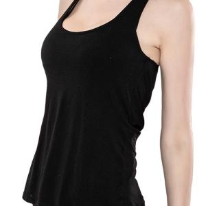 Cheap Modale Womens Longline Sports Bra Loose Breathable Solid Pattern wholesale