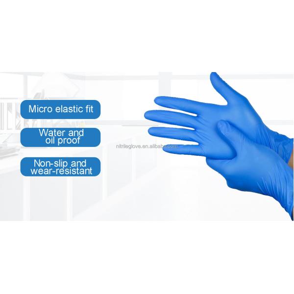 Power Free Nitrile Gloves Black Nitrile Gloves Large S M L XL Size