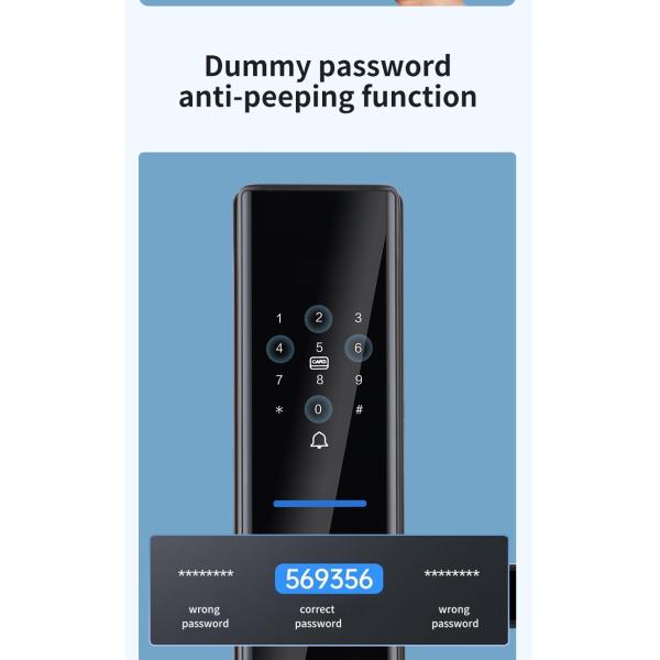 Tuya Wifi TTlock Smart Fingerprint Lock Bloqueio Fingerprint Entry Door Lock