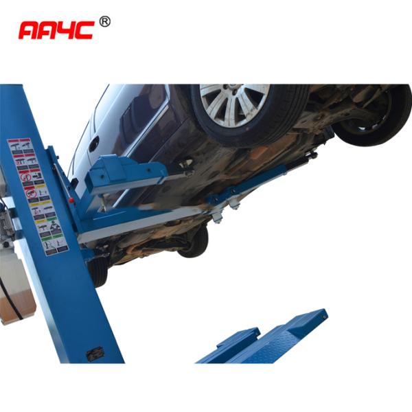 AA4C 1 Post Car Lift Hydraulic One Post Vehicle Lift Single Post Car Hoist 2.5T 1.8M Car Parking Lift