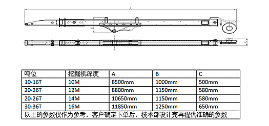 25M Telescopic Clamshell Dipper For Doosan DX 300 LC