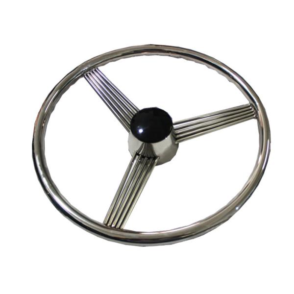 3/4" Tapered Shaft Sailboat Steering Wheel Highly Polished Marine Yacht Accessories