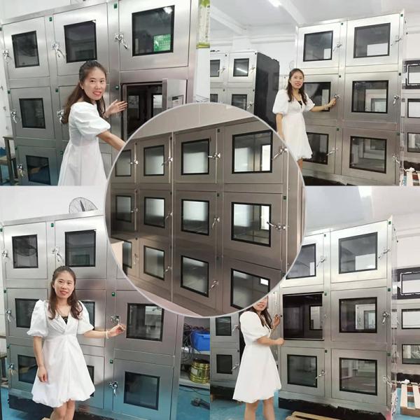 Pharmaceutical Clean Room Pass Through Box Electronic Interlock