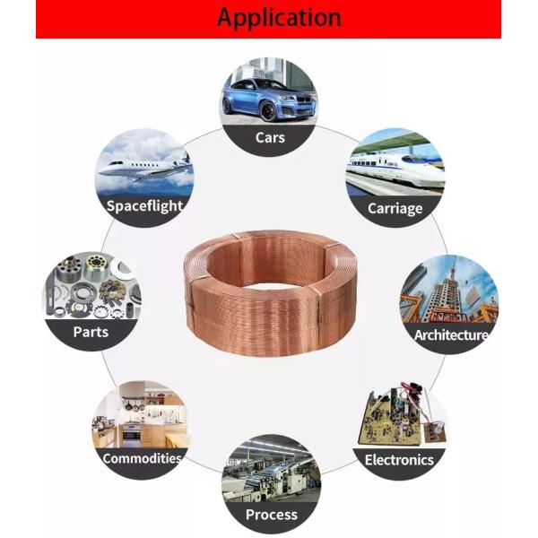 Air Conditioner Copper Tube Pipe Coil 6.35mm 1/4 Inch Round Polished Tube