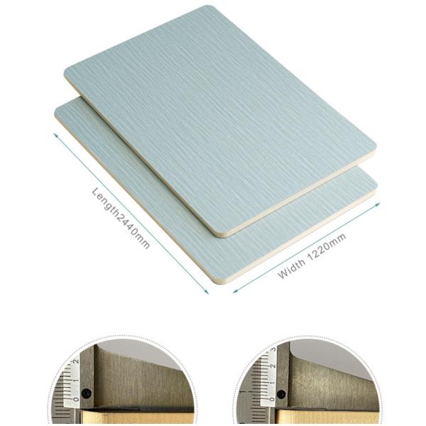 OEM Vintage Decorative Wood Grain Bamboo Charcoal Wood Veneer Wall Panel