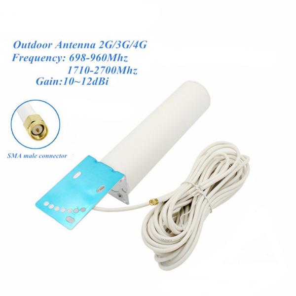 4G SMA N Male FiberGlass WiFi Antenna 12dBi for 3G 4G Router antenna 10m for HUAWEI ZTE Vodafone WiFi Router