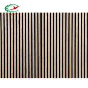 Cheap Soundproof Acoustic Wood Wall Panel Heat Insulated 2400x600mm wholesale