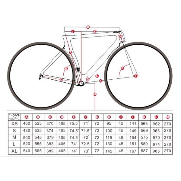 Carbon Fiber Thru Axle Bike , 52cm Road Bike 700C 105 R7000-22 Speed