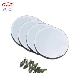 Cheap Frameless Adhesive Wavy Full Length Large Round 80Cm Decor Mirror Bath for Living Room wholesale