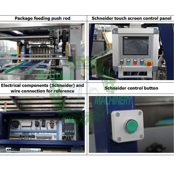 20 Packs Per Min Linear Colourful Film Shrink Bottle Wrapping Machine