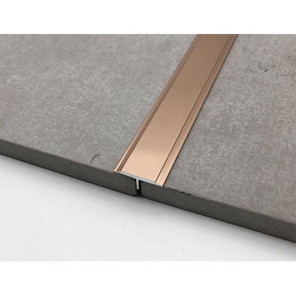 Flooring T Shaped Transition Strip Polish Rose Red 20mm Width ODM