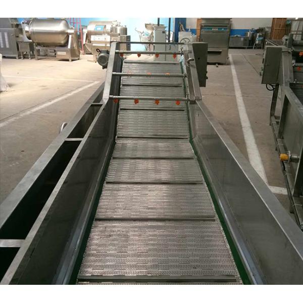 Small Herb Vegetable Processor Machine Fruit Vegetable Cleaner High Pressure Water Flush