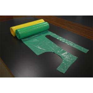 Red Waterproof Disposable PE Apron Medical / Food Industry Protection