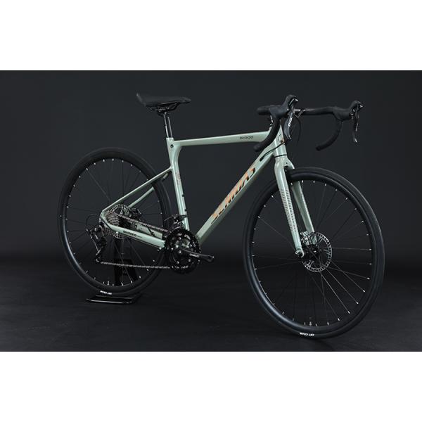 18 Speed Copy Carbon Welding Frame Road Bike Disc Brake Performance and Comfort