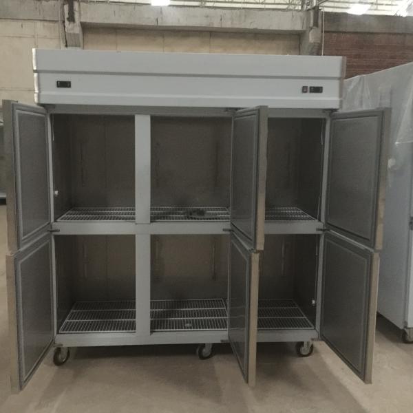 Practical Stainless Steel 500L Fridge Freezer , Soundless Commercial Upright Freezer