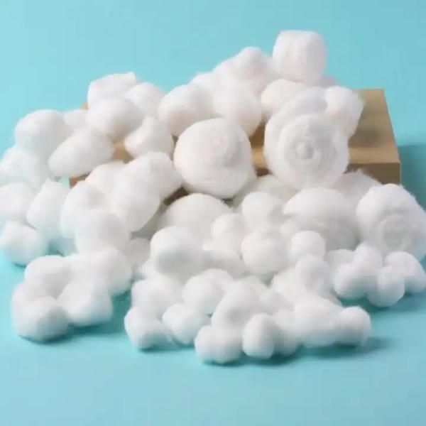 100pcs 200pcs 300pcs Medical Surgical Absorbent Cotton Balls Disposable Dressing Non Sterile Cotton Ball