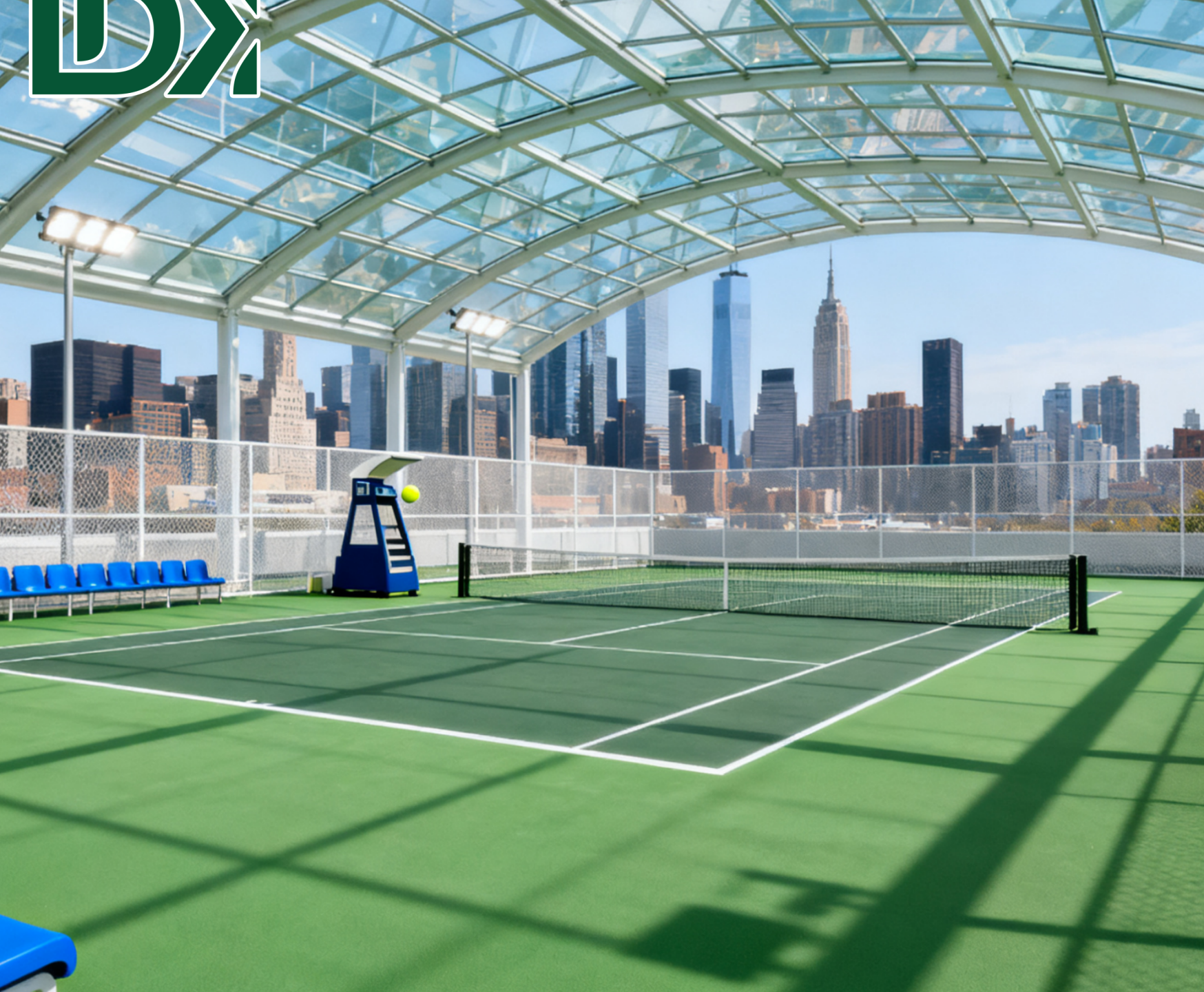 Modifiable Eco-Friendly Padel Court Cover - CE/EN Approved, Rainproof, Suitable for Indoor & Outdoor Activities