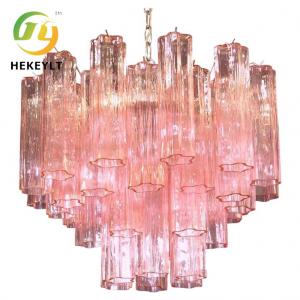 Cheap 4 Levels Vintage Chandelier Glass And Nickel Plated Metal Structure wholesale