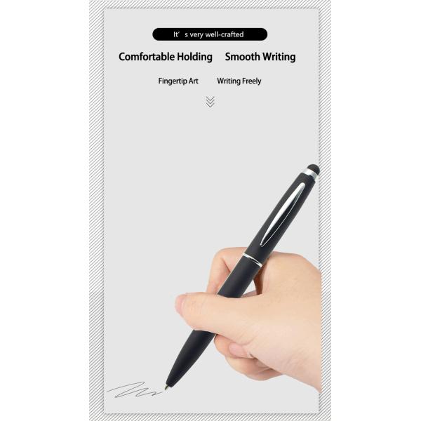 Metal Soft Touch Feeling Ballpoint Pen 1.0mm Multi Color Touch Screen Ball Pen