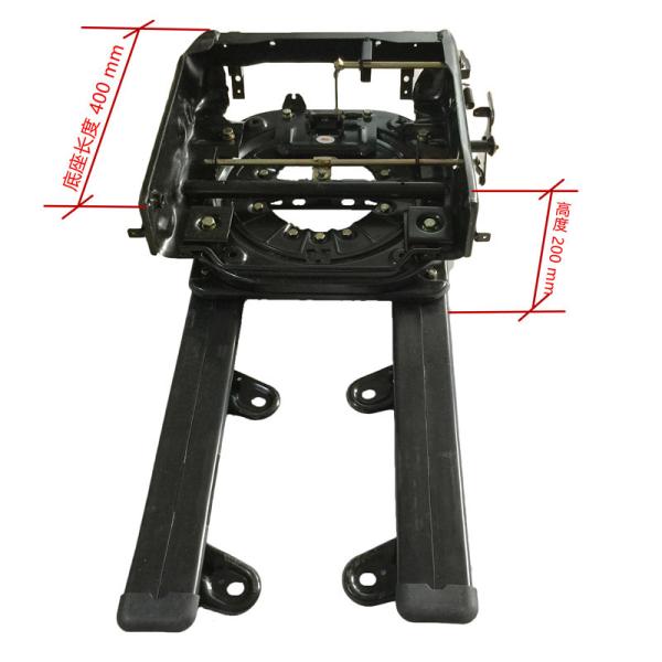 Swivel mechanism with built in rails suitable for captain's seats passenger rotating mechanism with slider