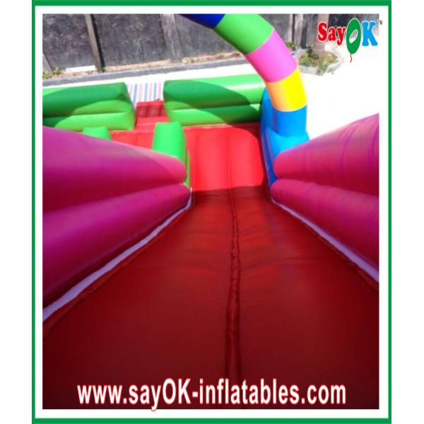 Inflatable Slip And Slide With Pool Clown Theme Inflatable Bouncer Slide Multi-Color For Amusement Park