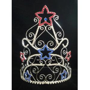 Buy cheap Patriotic pageant crowns and tiaras for USA pageants and crowns wholesale crowns from wholesalers