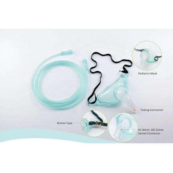 PVC Medical Grade Oxygen Therapy With Adjustable Nose Clip With/Without Latex