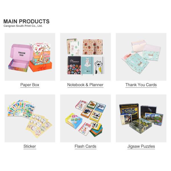 Full Color Custom A4 Hardboard Cover Printing for Monthly Weekly Dairy Agenda Planner