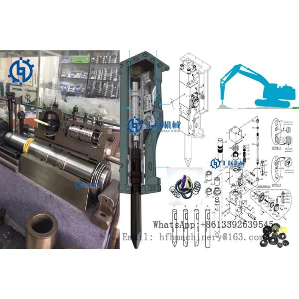 Teisaku Hydraulic Breaker Spare Parts Nitrogen Accumulator Charging Kit TR210