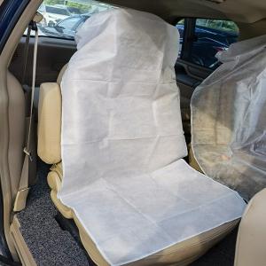 Cheap PP Nonwoven Disposable Airplane Seat Covers White wholesale