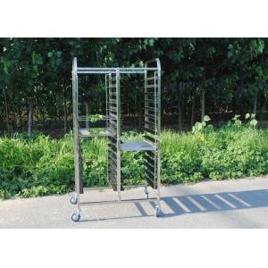 1mm SGS 201 Grade Stainless Steel Rack Trolley With Wheel