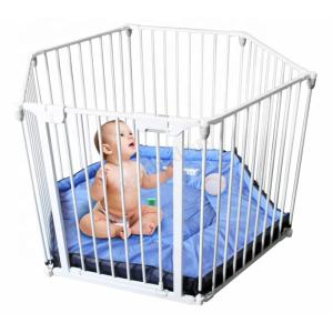 Childproof Metal Foldable Baby Playpen Iron PP Material Multipurpose