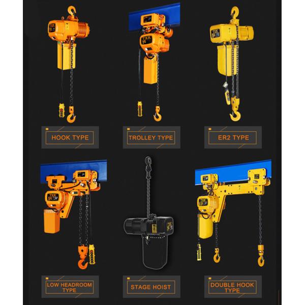 0.25t-50t Workshop Hook Electric Chain Hoist Crane 380V 220V