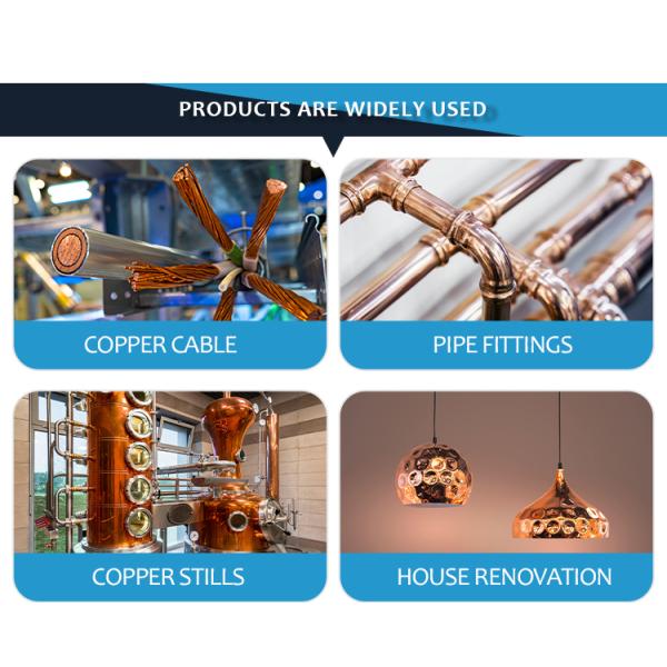 polished bright Surface Copper Metal Plates C11000 C67400 Material