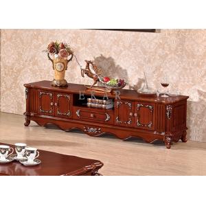 Cheap European classical style wooden display cabinet tv stand wholesale