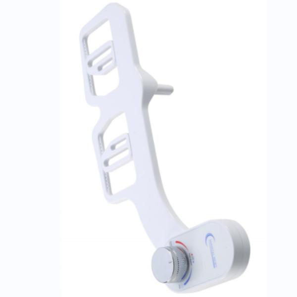 White ABC 500 Times Service Life Test Single Nozzle Self-Cleaning Mechanical Toilet Bidet Attachment