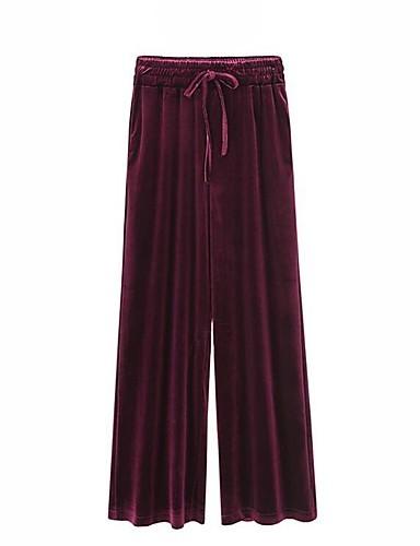 Quality new design elephant pants trousers,woman hot sale velvet pants with elastic for sale