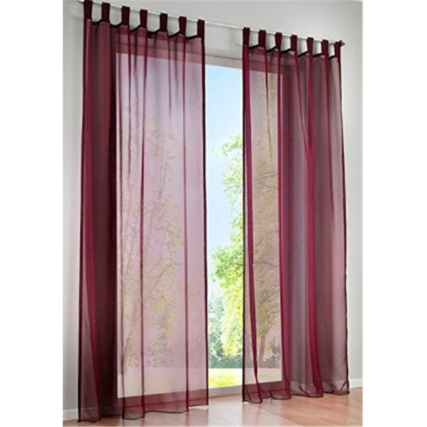 Shrink Resistant Kitchen Window Curtains , Large Window Curtains Reducing The