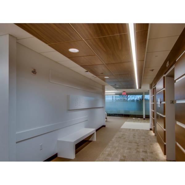 Gallary Hall Wooden Wall Micro Perforated Acoustic Panel Board 2mm OEM